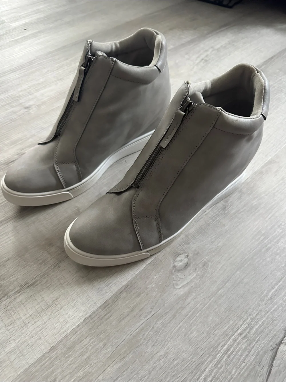 Maurices Fashionable Front-Zip Wedge Sneakers